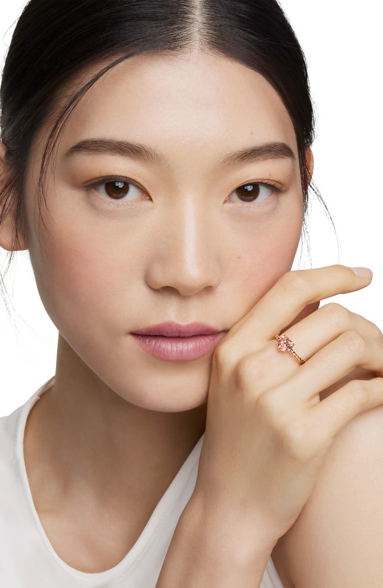 David Yurman Morganite Heart Ring, Alternate, color, 18K Yellow Gold