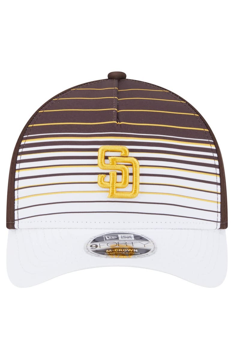 New Era Men's New Era Brown San Diego Padres Gradient 9FORTY M-Crown Adjustable Hat, Alternate, color, Brown