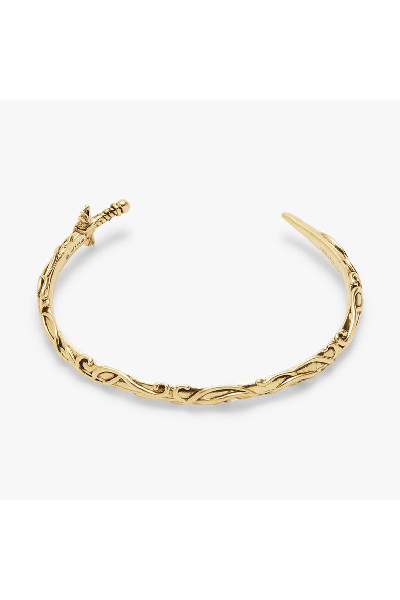 A Court of Thorns and Roses Illyrian Sword & Shadows Cuff, Alternate, color, Gold