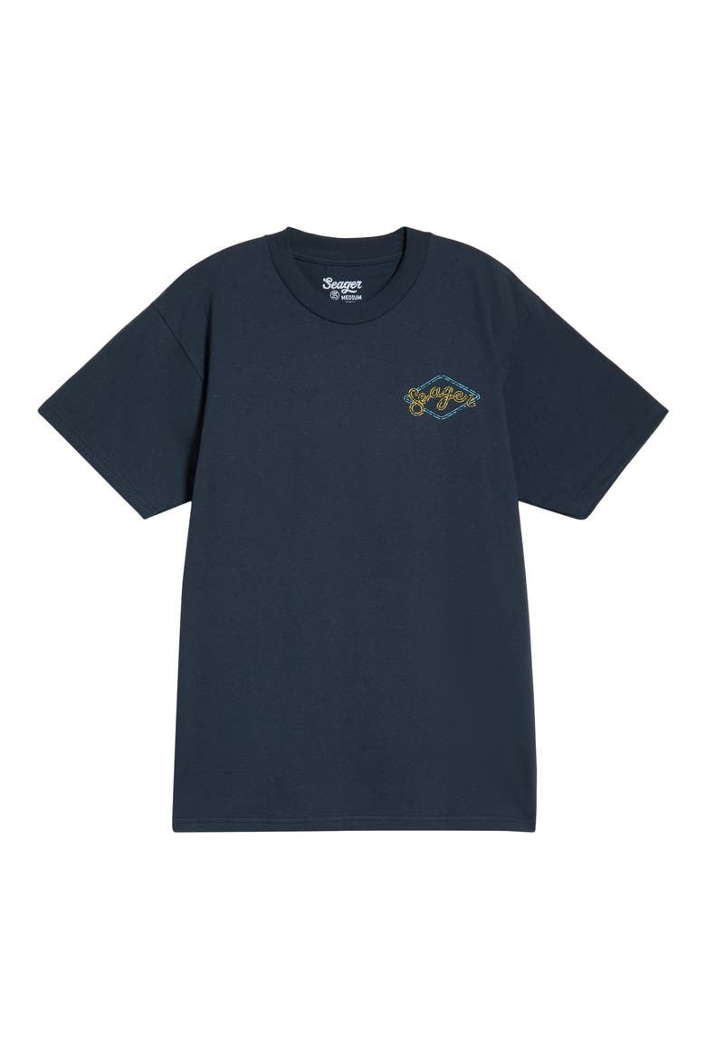 Honky Tonk Cotton Graphic T-Shirt, Alternate, color, NAVY