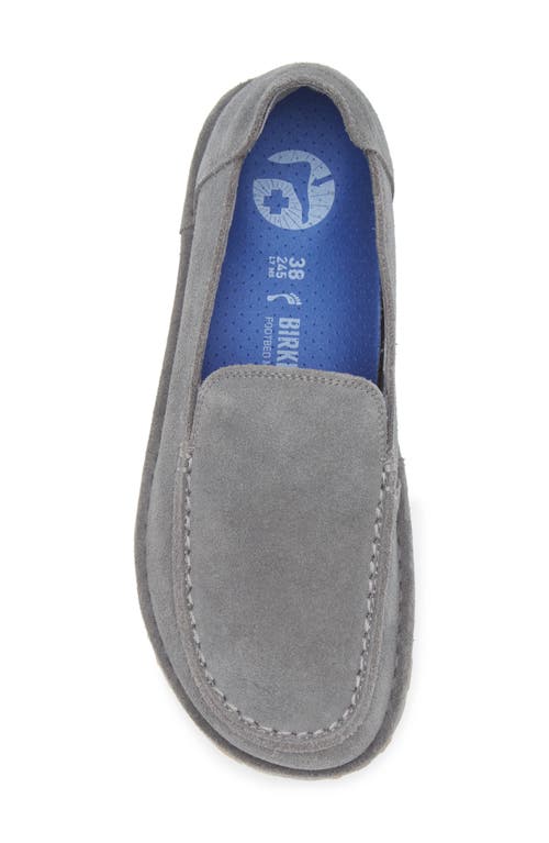 Birkenstock Utti Moc Toe Loafer In Gray