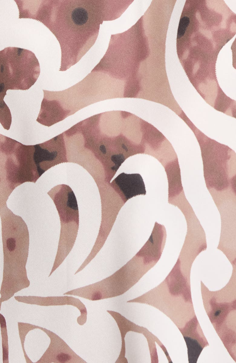 Tahari ASL Mock Neck Sleeveless Top, Alternate, color, Espresso Cream