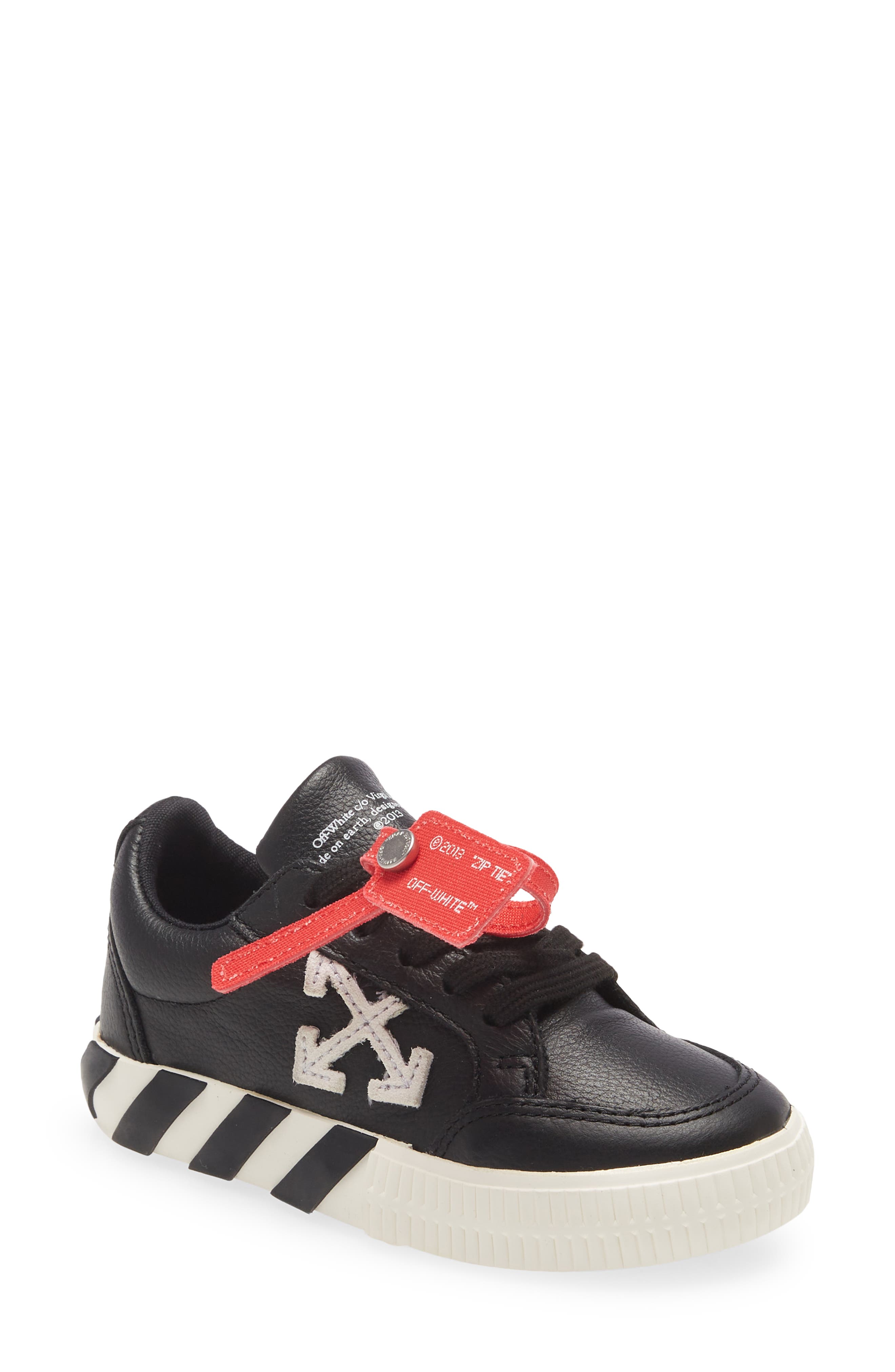 Off-White Kids' Vulcanized Low Top Sneaker, Main, color, 