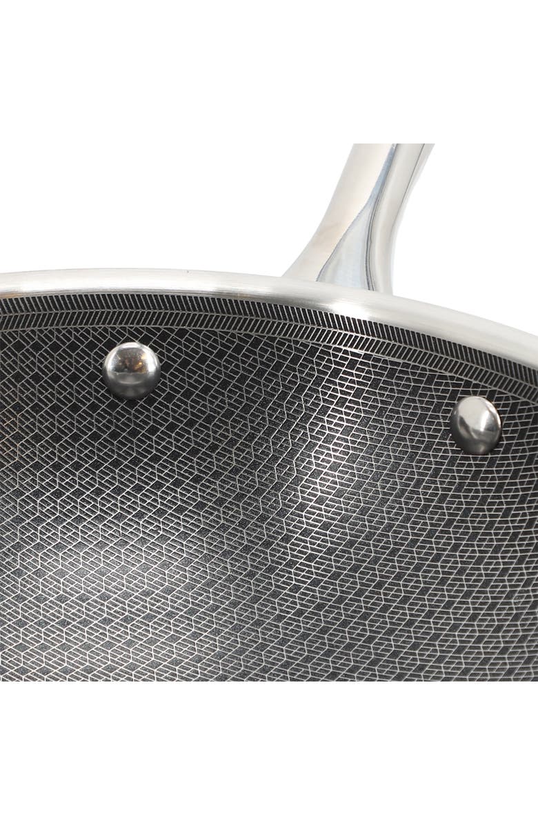 OSTER Modessa 8 Inch Nonstick Triply Stainless Steel Frying Pan, Alternate, color, Metallic Silver