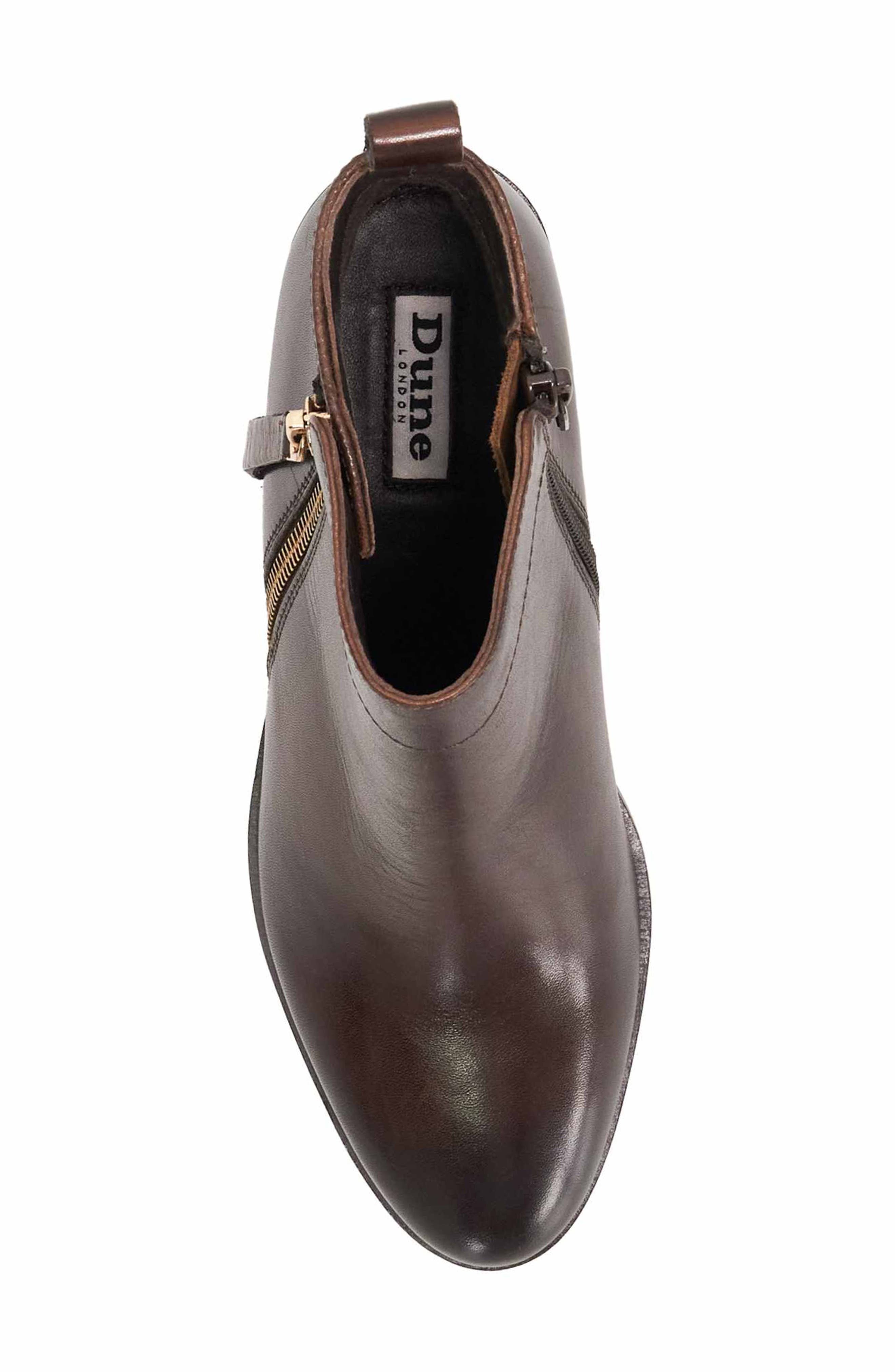 Paicing Block Heel Bootie, Alternate, color, BROWN BROWN