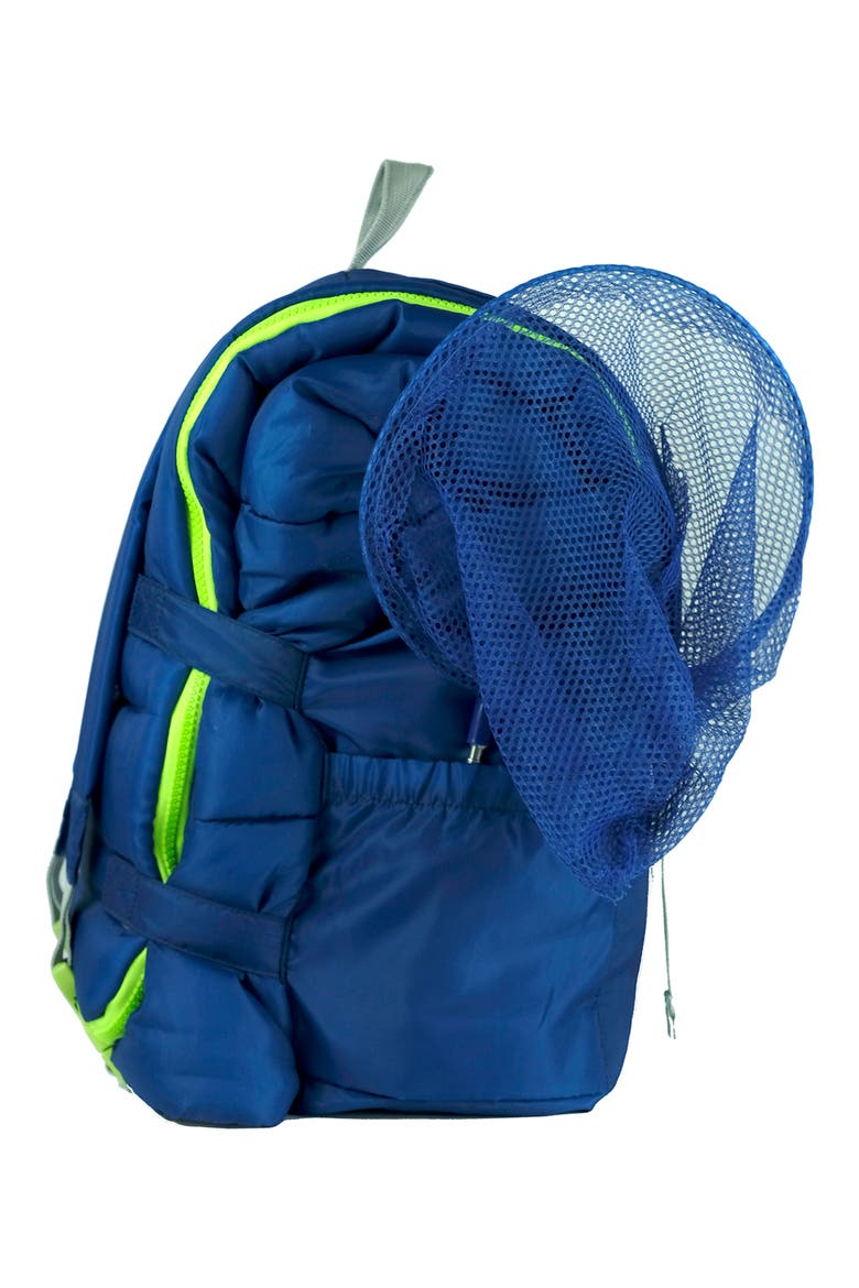 Kids' Sleep-n-Pack Glow in the Dark Sleeping Bag Backpack, Alternate, color, SURFER BLUE