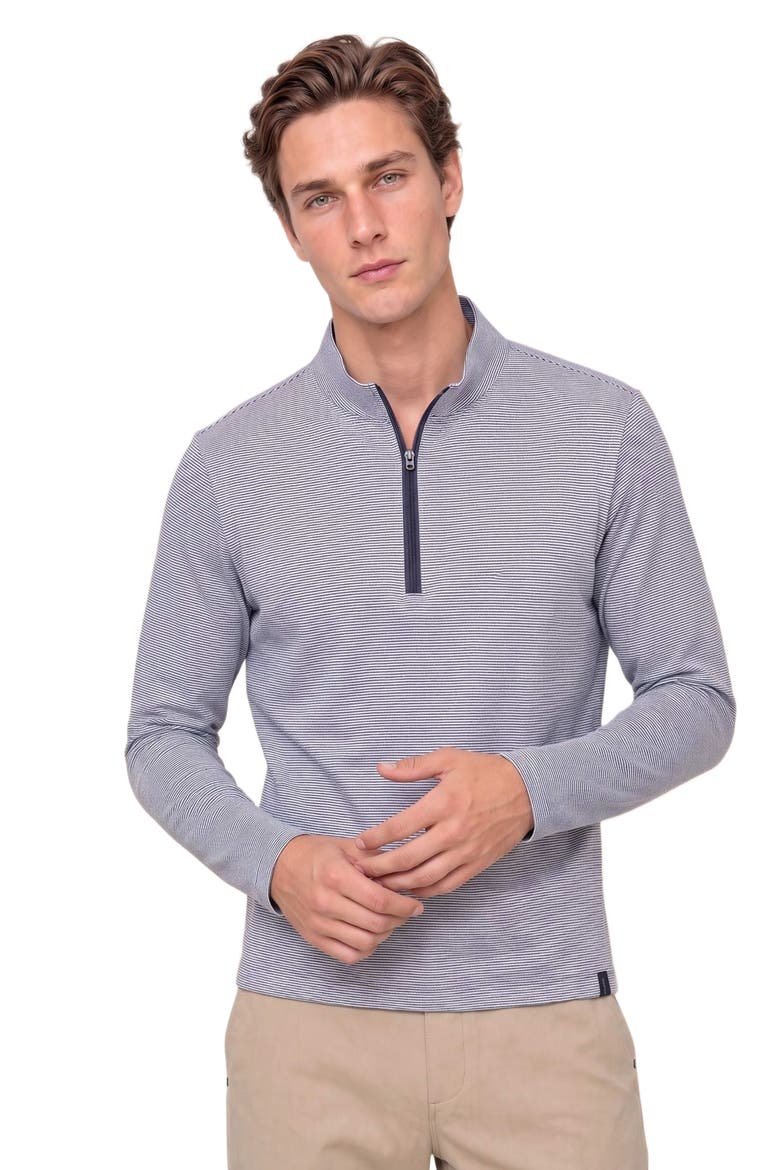 Rio 1/4 Zip, Main, color, Driver Navy/White