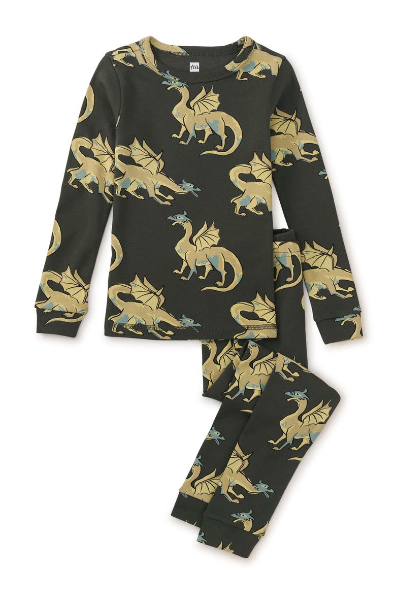 Tea Collection Goodnight Pajama Set, Main, color, 