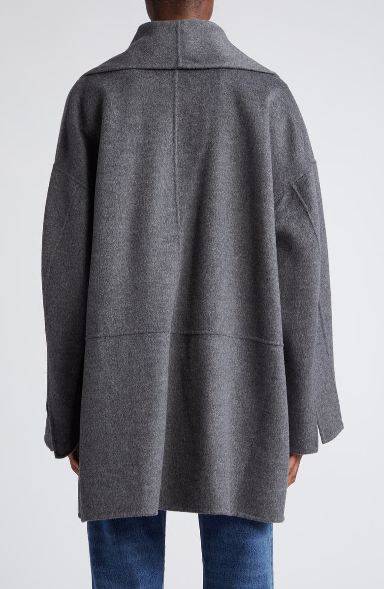 TOTEME Relaxed Fit Double Face Wool Peacoat, Alternate, color,