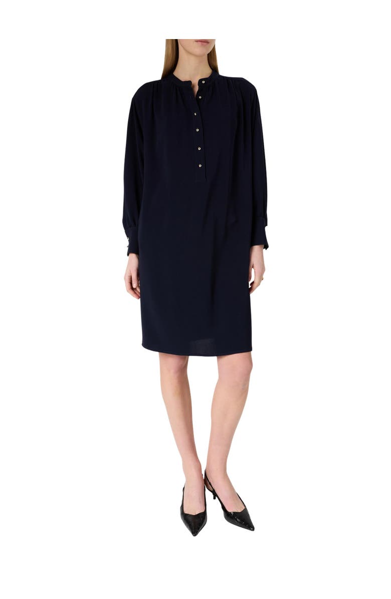 GERARD DAREL Rosine Belted Shirt Dress, Alternate, color, Navy Blue