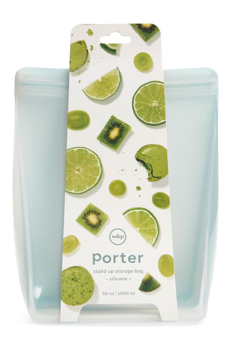 Porter 50 oz. Reusable Stand-Up Storage Bag, Alternate, color, MINT