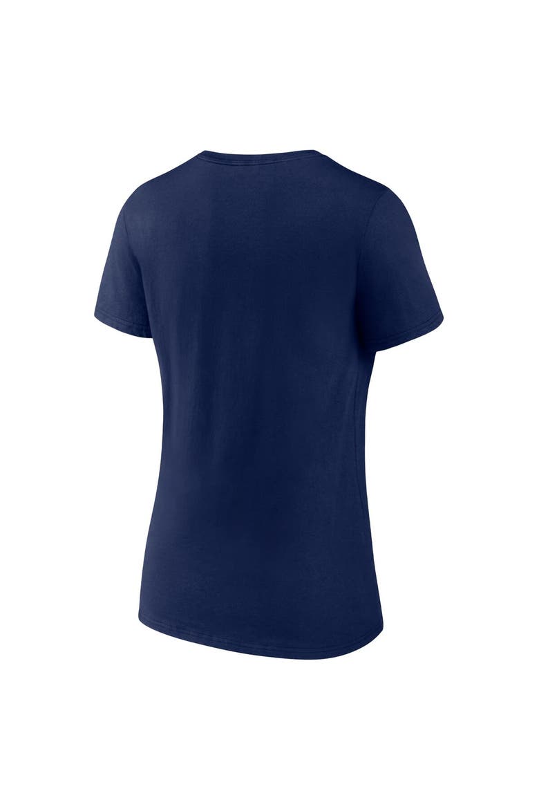 Women's Fanatics Branded Navy Team USA V-Neck T-Shirt, Alternate, color, Navy