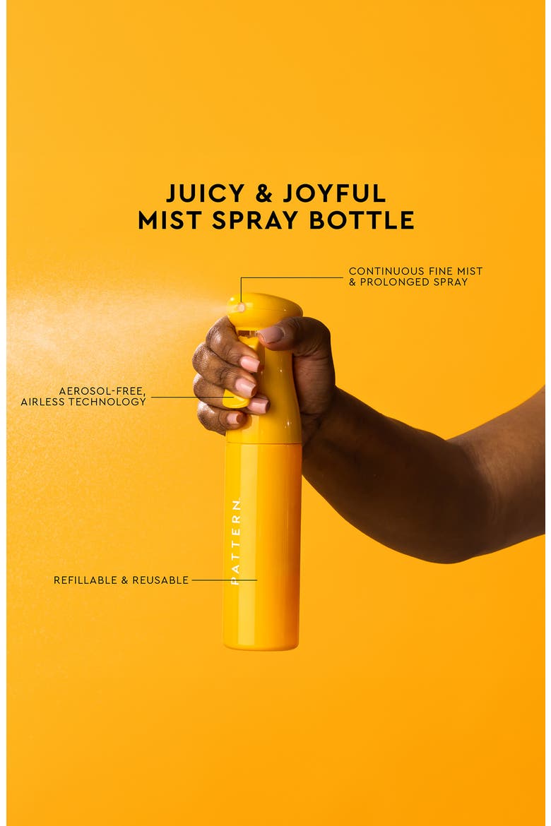 Juicy & Joyful Continuous Mist Reusable Spray Bottle, Alternate, color, YELLOW