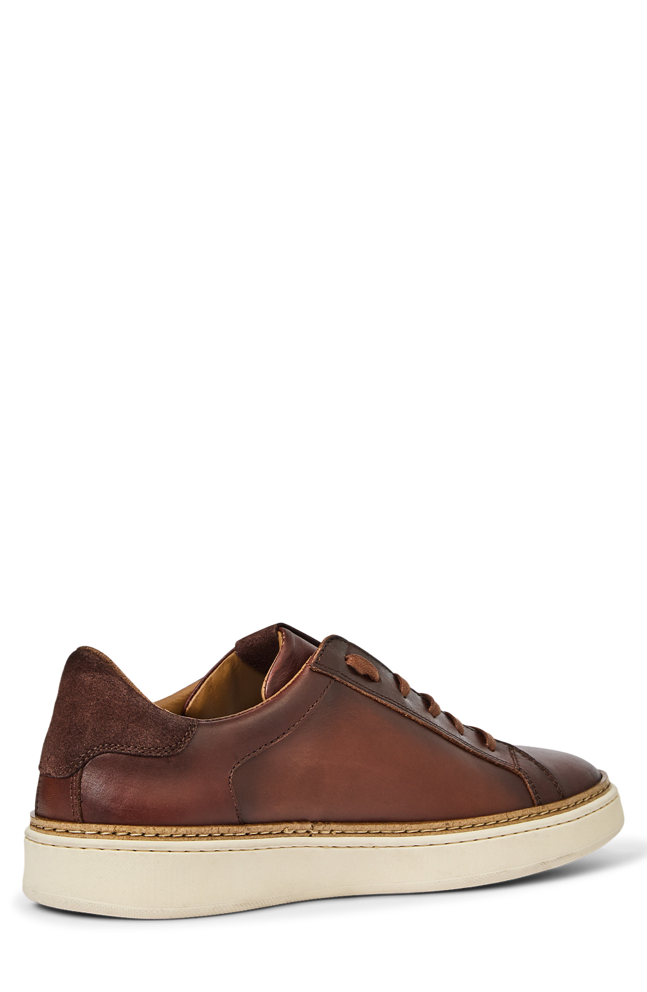 Brivio Lace-Up Sneaker, Alternate, color, BROWN CALF