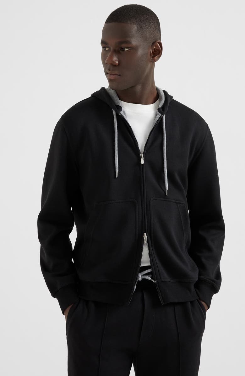 Brunello Cucinelli Double cloth sweatshirt, Alternate, color, 