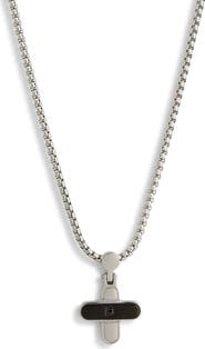 EYE CANDY LOS ANGELES Men's Miguel Cross Pendant Necklace