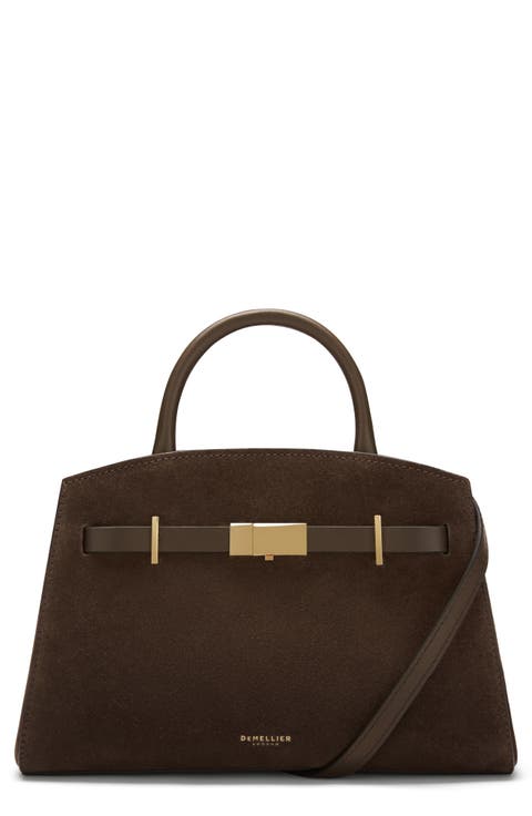 The Small Hudson Leather Suede Bag
