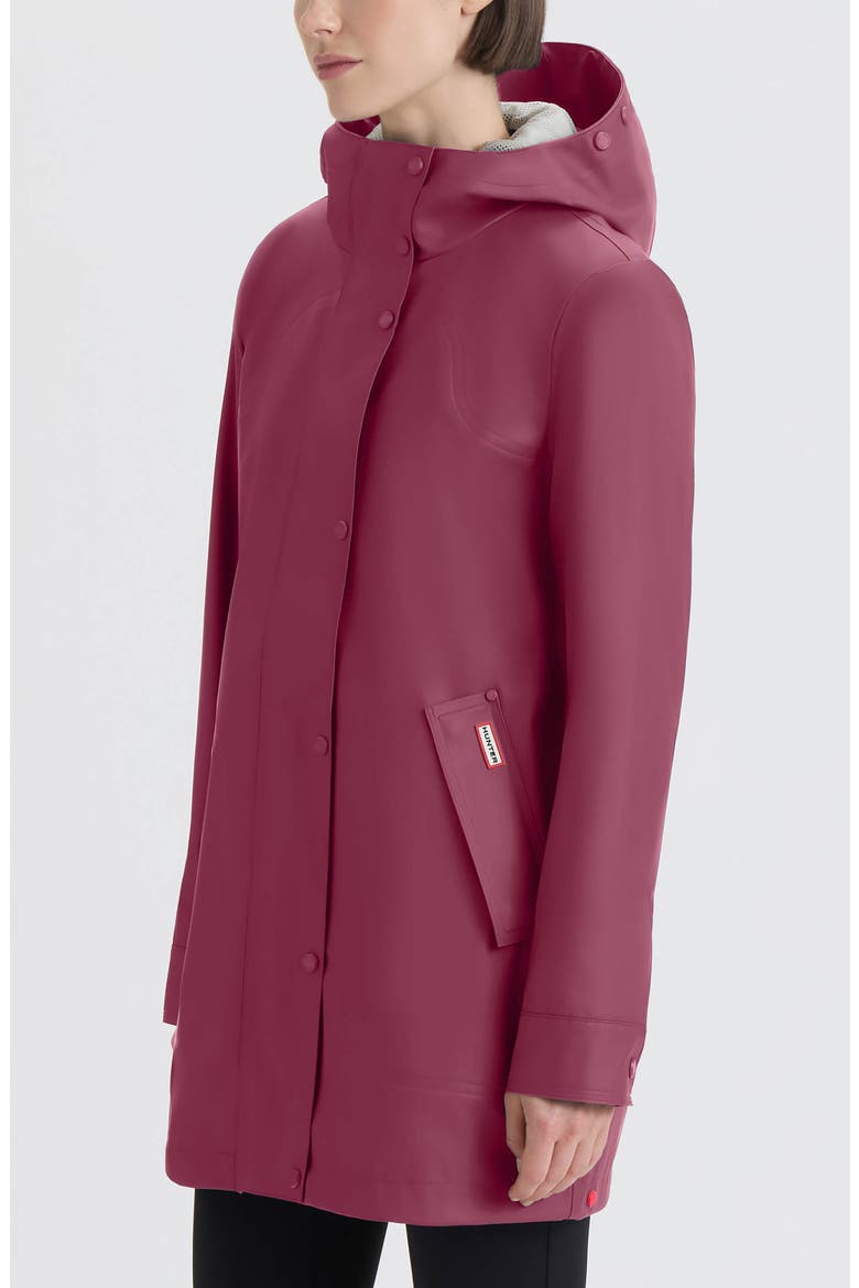 Acacia Rubberized Water-Repellent Rain Jacket, Alternate, color, ROSE WINE