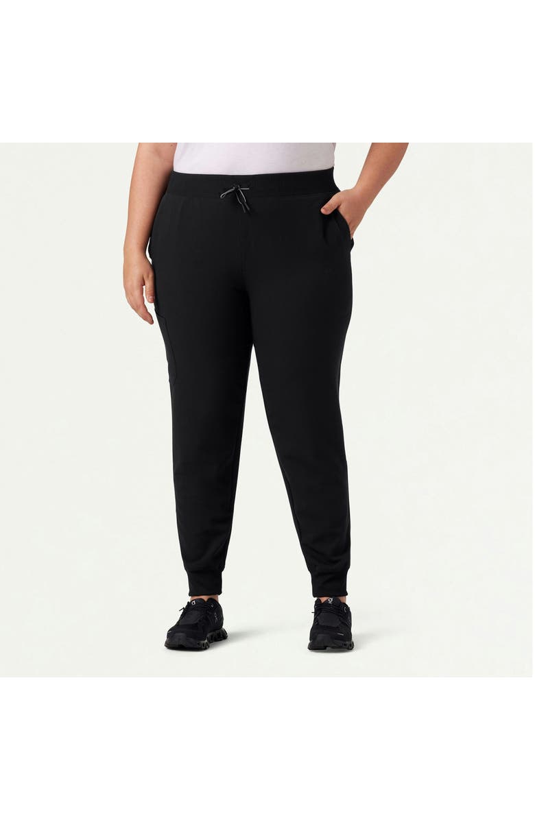 JAANUU Silex Women's 6-Pocket Slim Mid-Rise Scrub Jogger, Alternate, color, Black