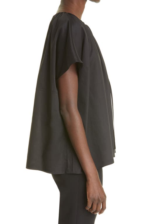 Totême Toteme Drape Cover-up Tunic In Black