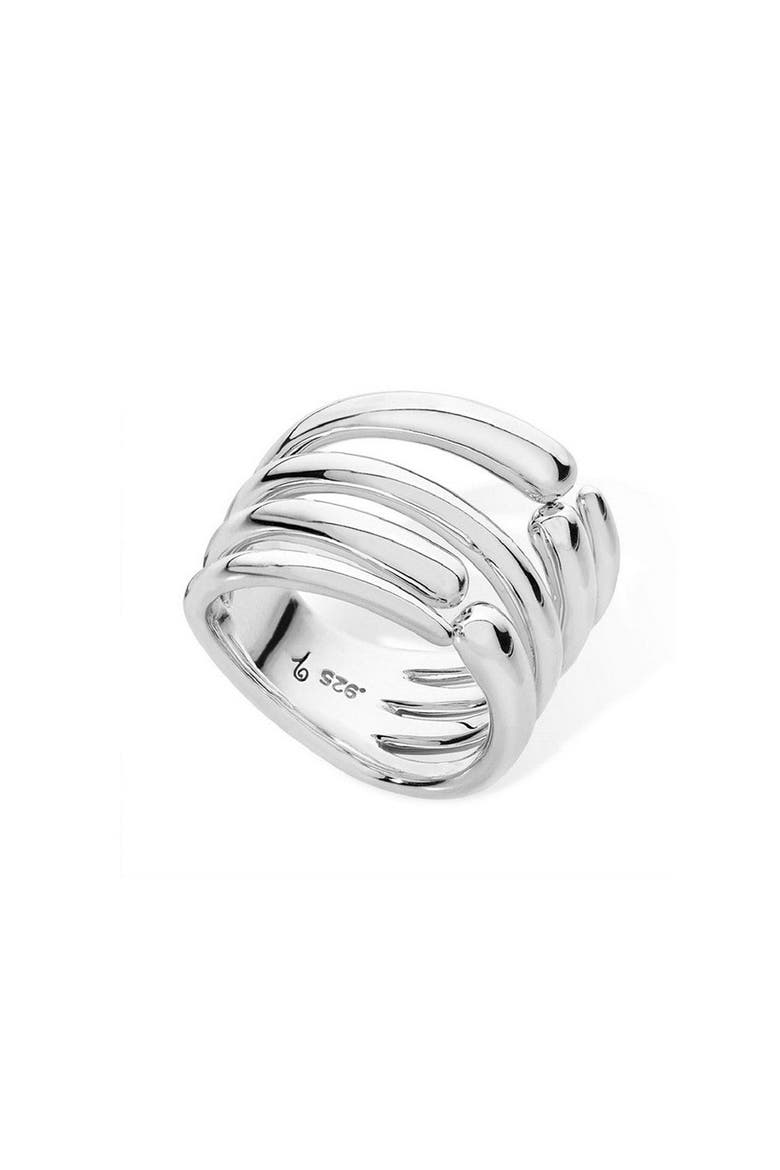 Multi Drop Ring, Main, color, Sterling Silver