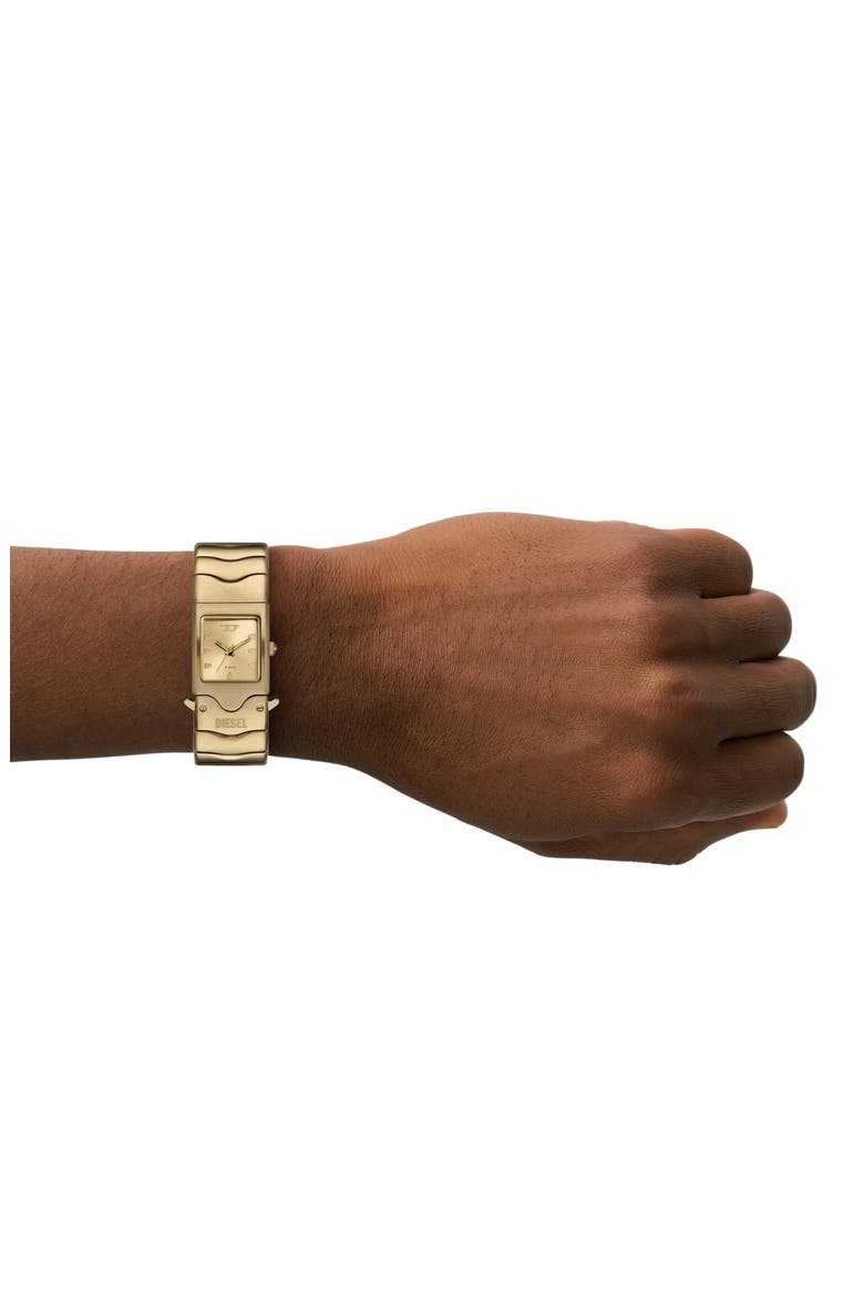 Closer Bracelet Watch, 22mm x 31mm, Alternate, color, GOLD