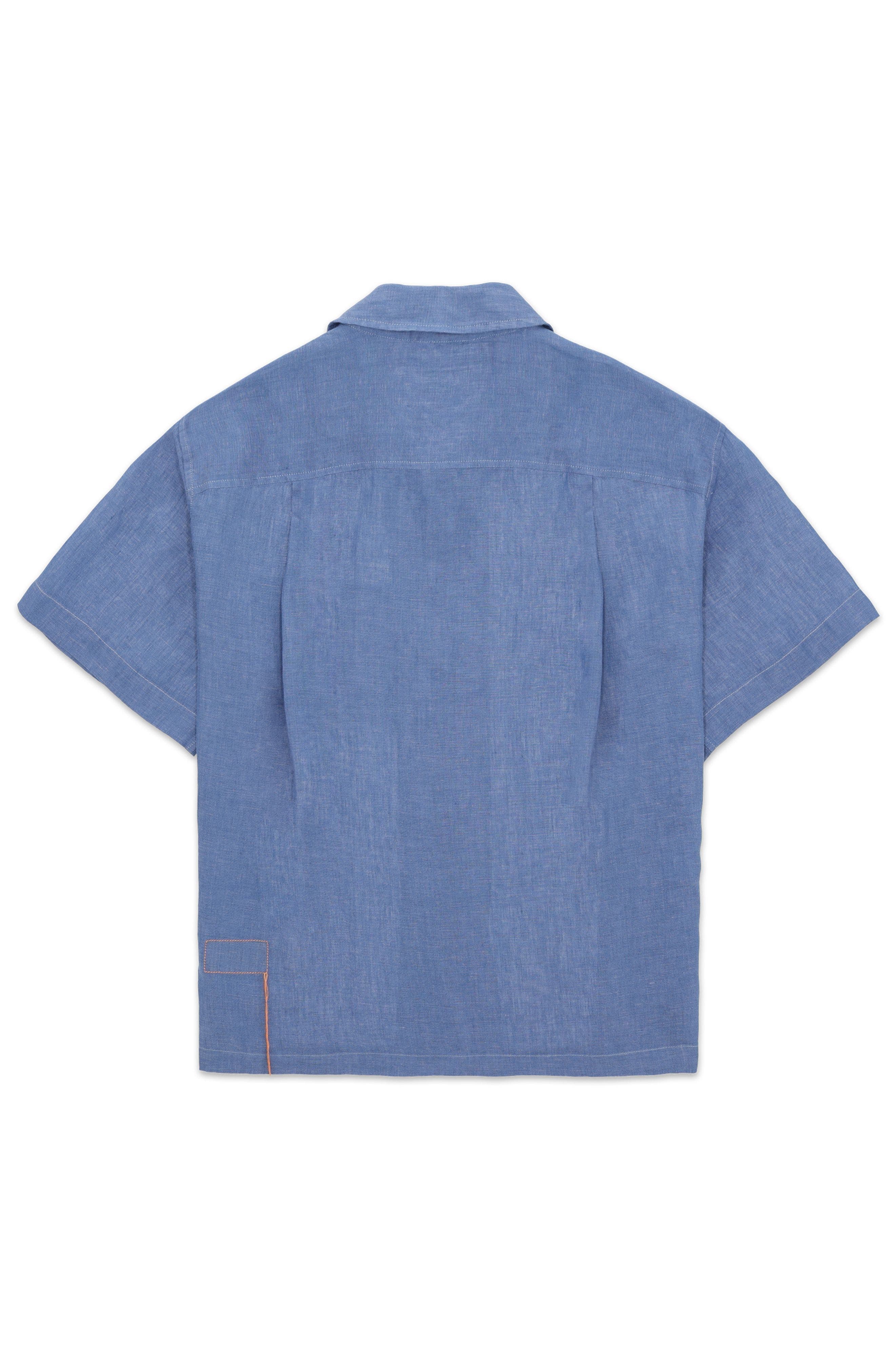 Bowling Linen Short Sleeve Shirt - image 4