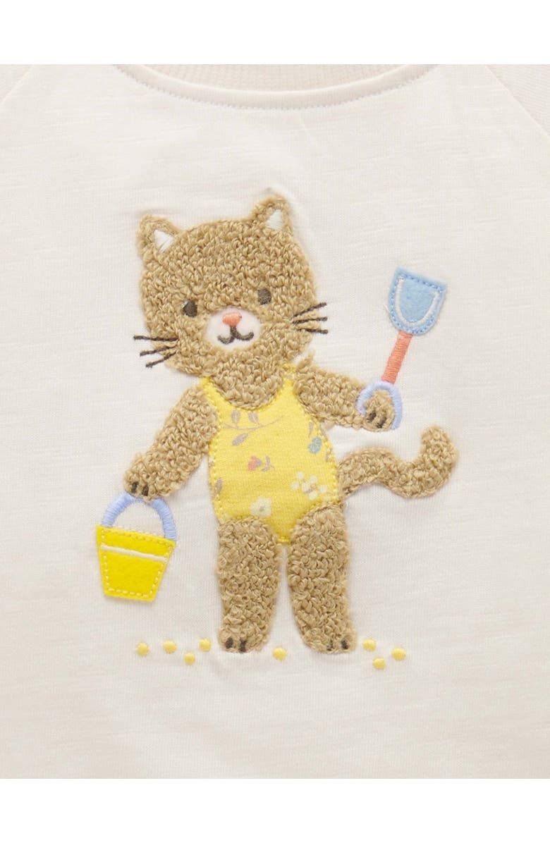 Purebaby Sunshine Tee & Short Set, Alternate, color, Sunshine Floral