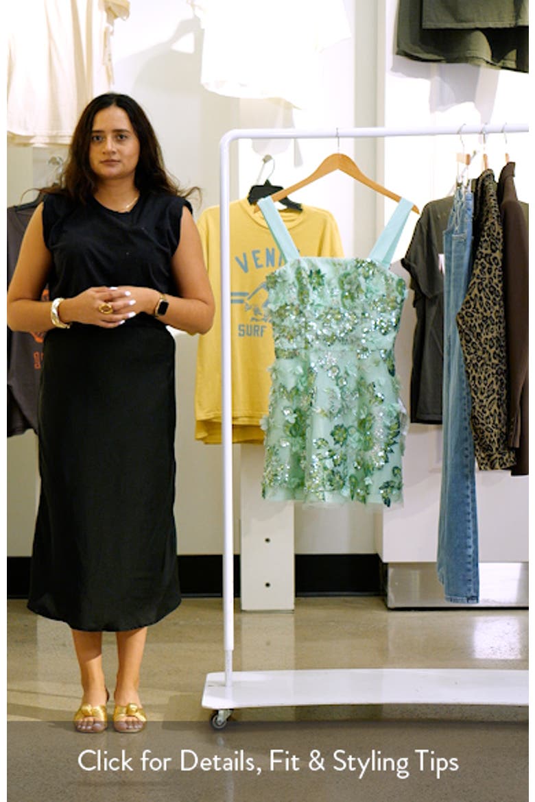 Aurelia Embellished Fit & Flare Minidress video