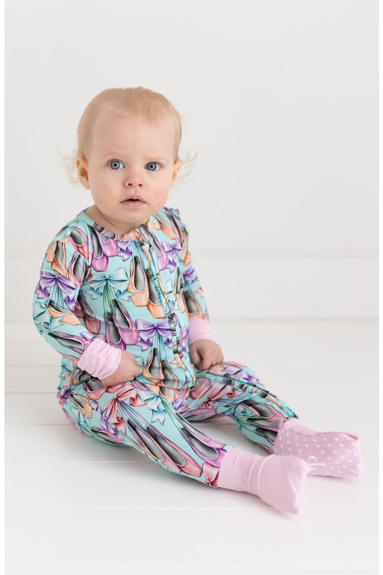 Irina Fitted Convertible Footie Pajamas, Alternate, color, LIGHT/ PASTEL BLUE