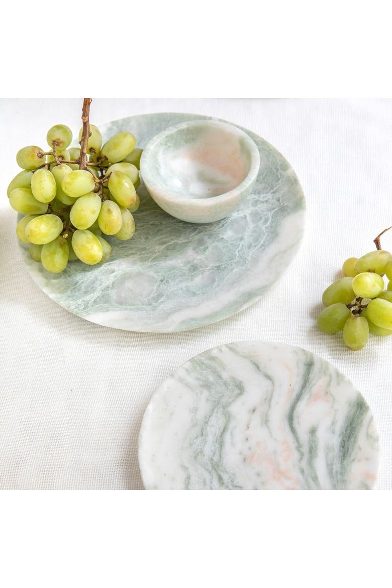 Lady Onyx Large Plate, Alternate, color, White
