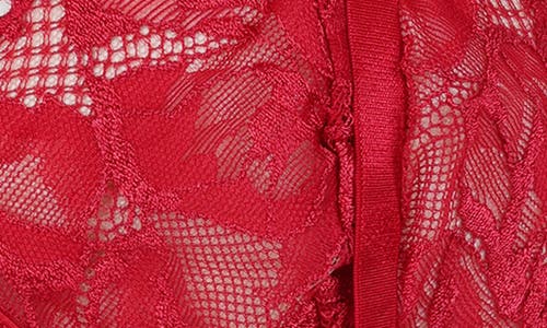 Hunkemoller Hunkemöller Jacky Strappy Underwire Longline Bra In Chili Pepper