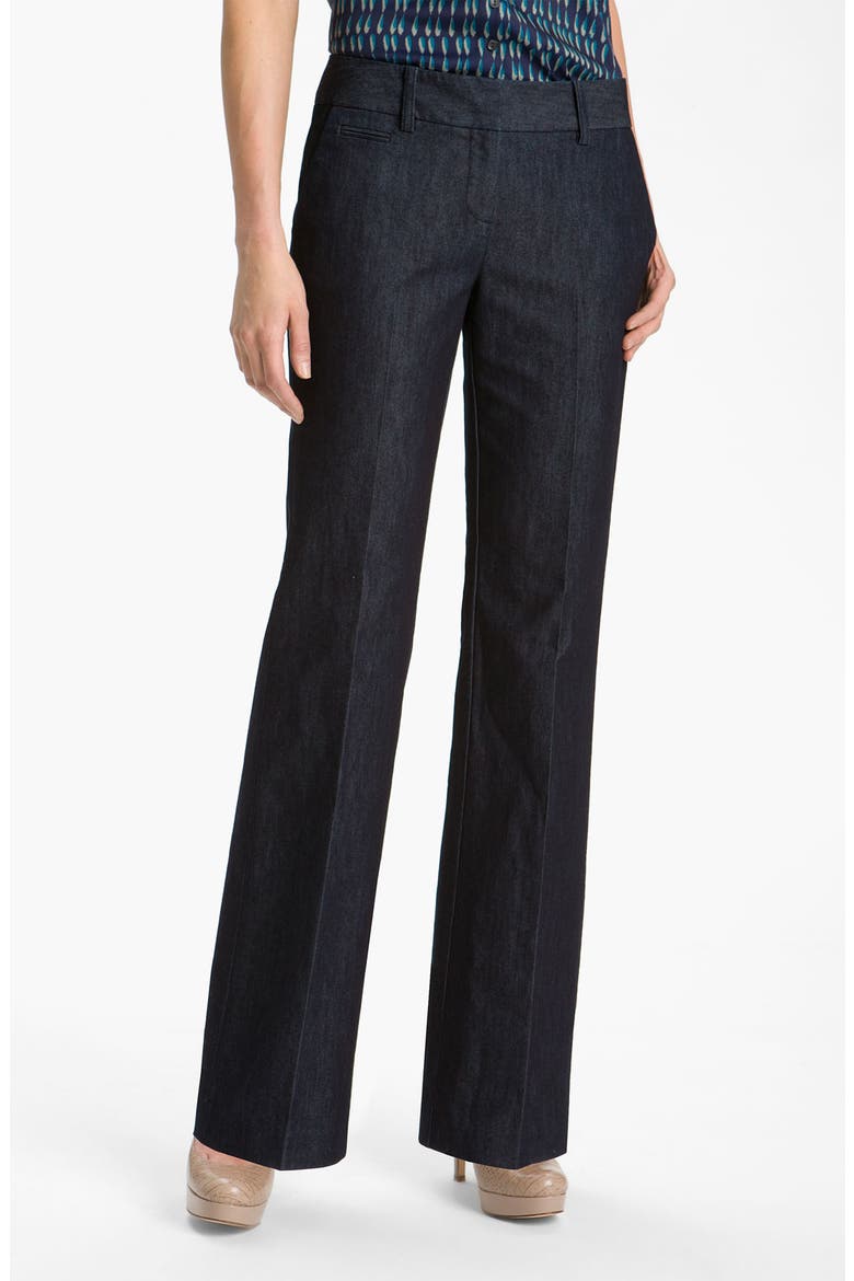 'Taylor' Curvy Fit Denim Pants, Main, color, MODERN DENIM