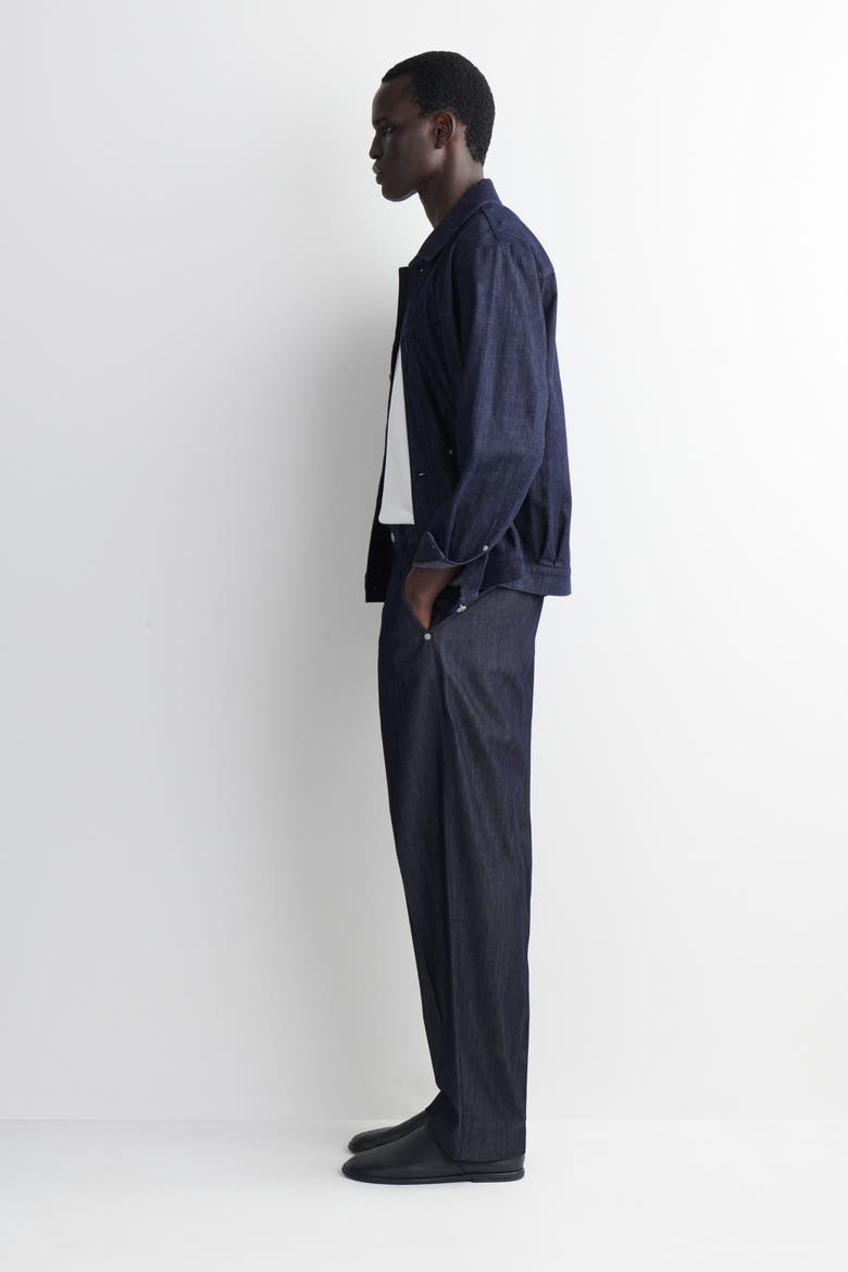 Raw Denim Regular-fit Straight-leg Pants, Alternate, color, INDIGO