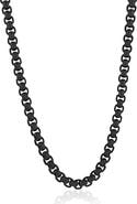BLACKJACK Men's Round Box Chain Necklace