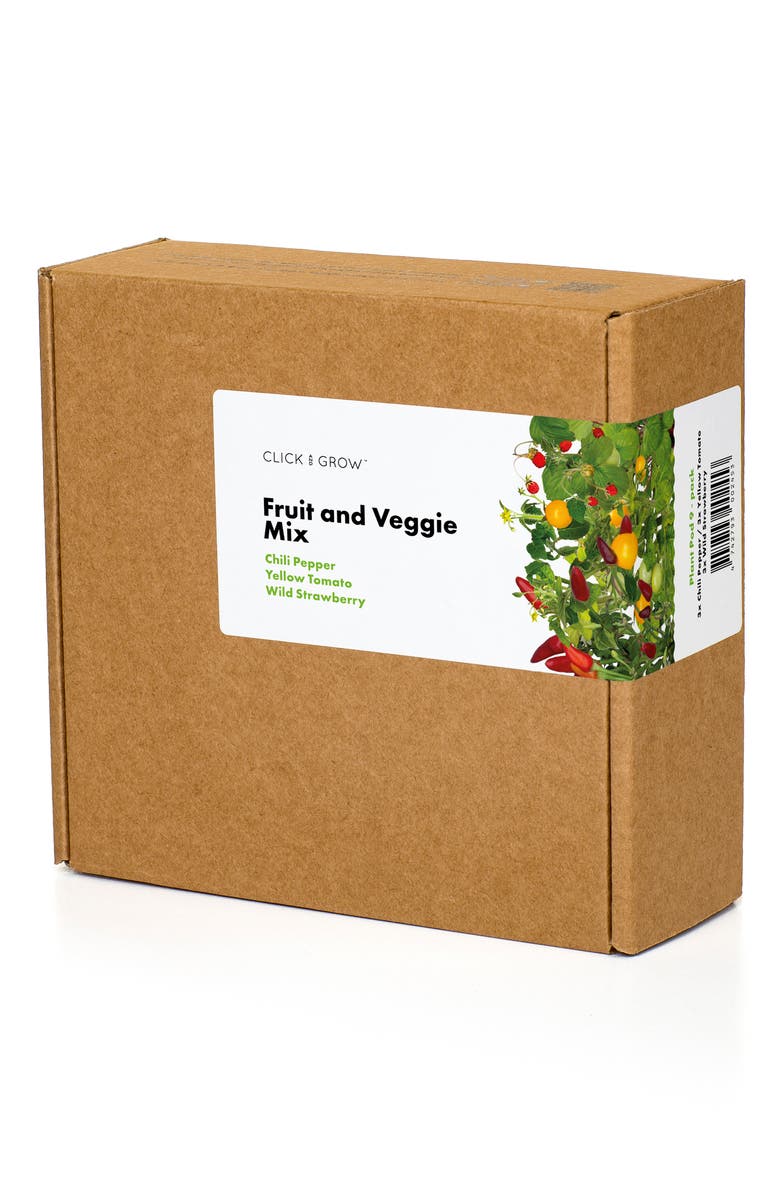 Click & Grow 9-Pack Fruit & Veggie Mix, Alternate, color, Brown