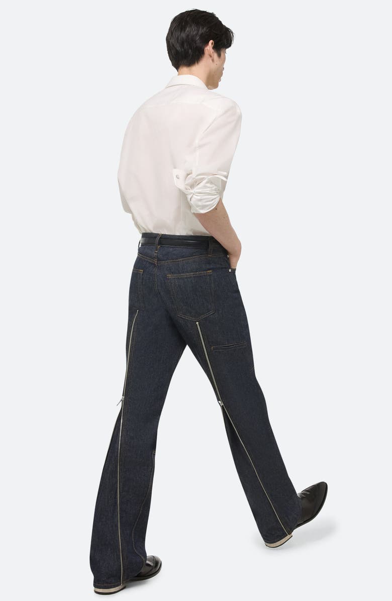 Helmut Lang Dual Zip Carpenter Straight Leg Jeans, Alternate, color, 
