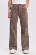 SUPPLIES BY UNIONBAY Marcie High Waist Wide Leg Corduroy Pants