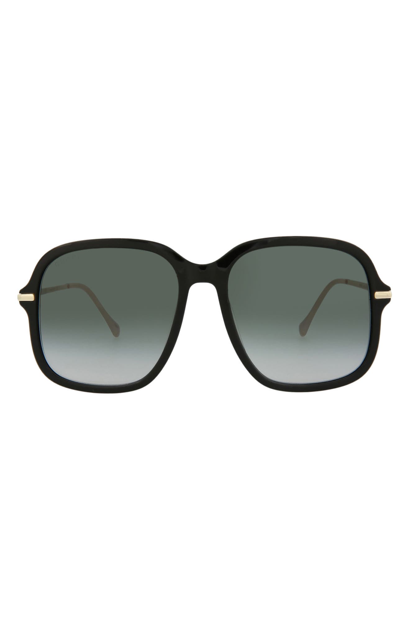 Gucci 57mm Oversize Square Sunglasses