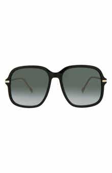 Gucci 57mm Oversize Square Sunglasses