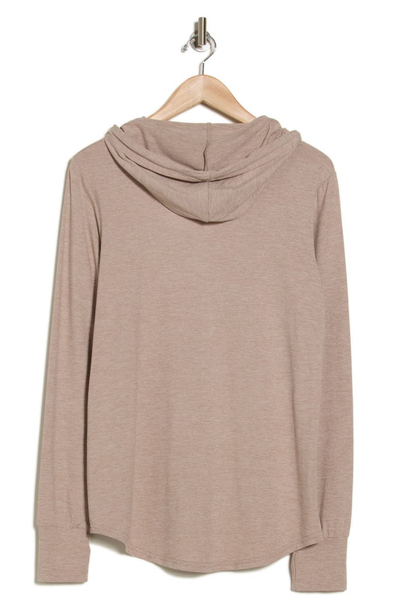 Jessica Simpson Soft Jersey Hooded Tunic Top, Alternate, color,