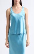 LESET Barb Satin Tank