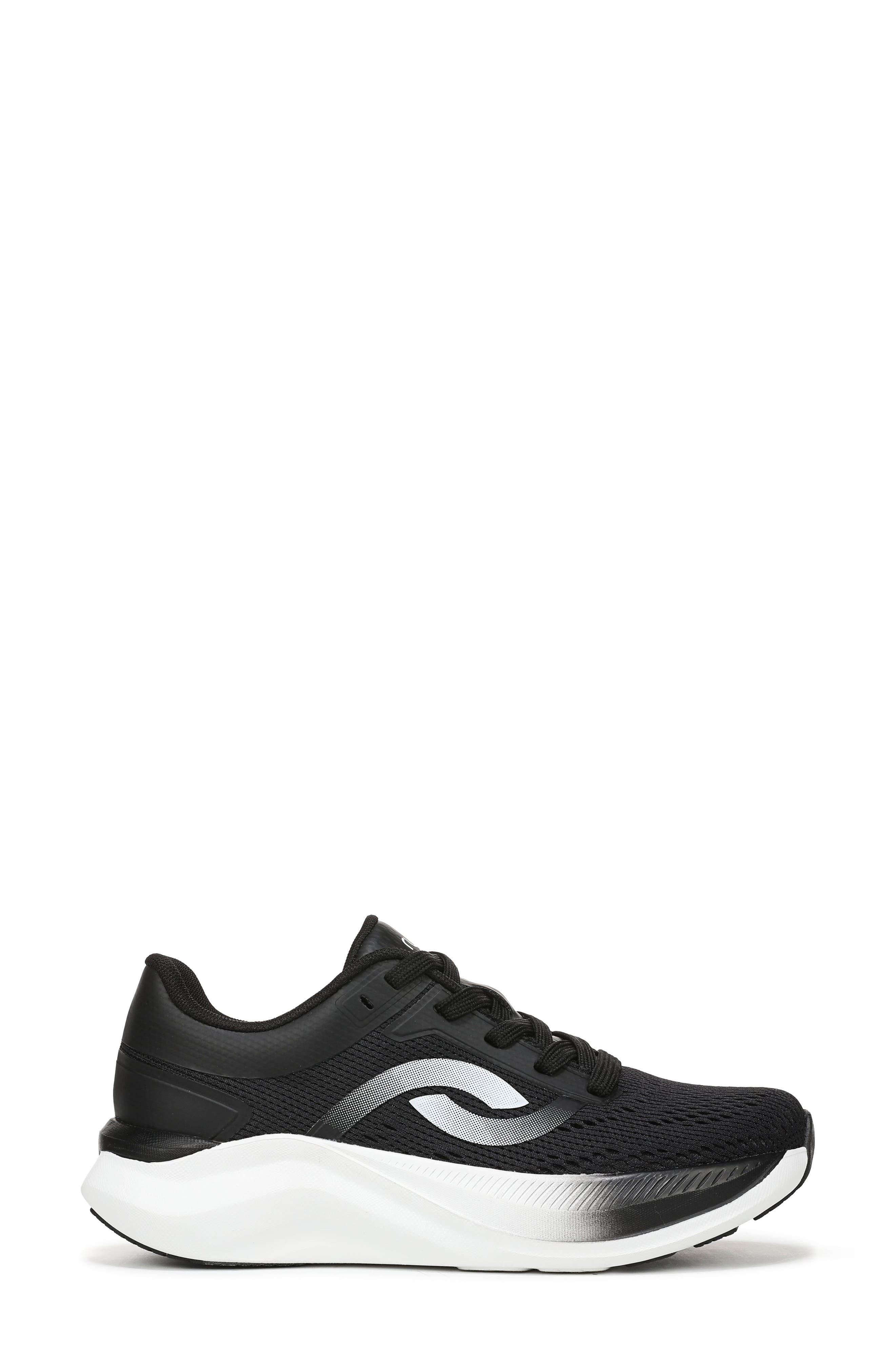 Convoy Walking Sneaker, Alternate, color, BLACK MESH
