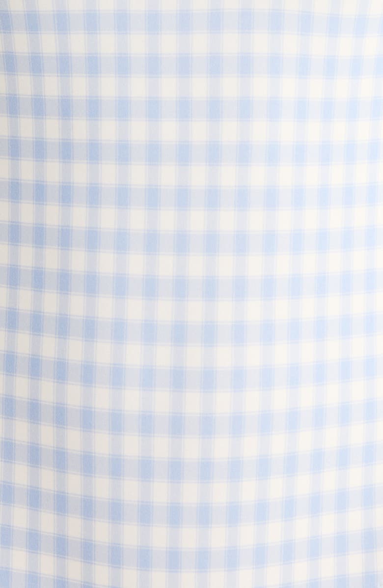 Reformation Bahia Gingham One-Piece Swimsuit, Alternate, color, Crystal Check