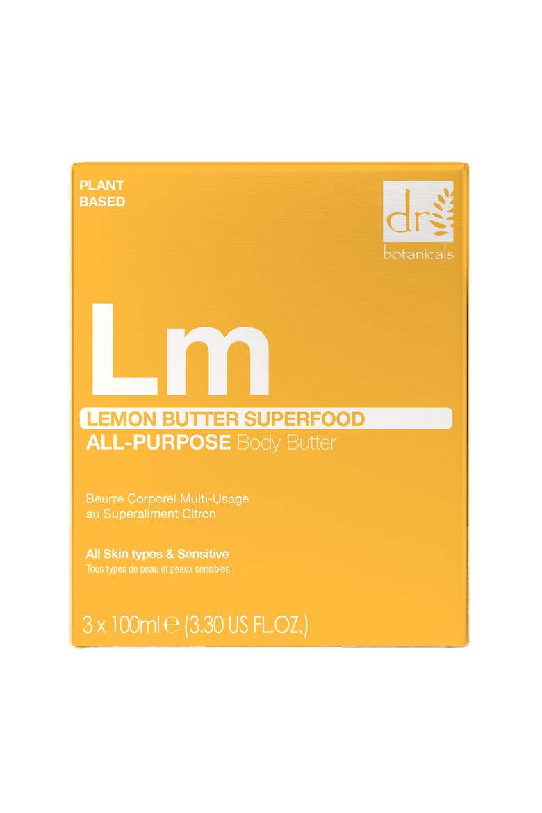Lemon Superfood All-Purpose Body Butter 100ml | 3-Pack, Alternate, color, White