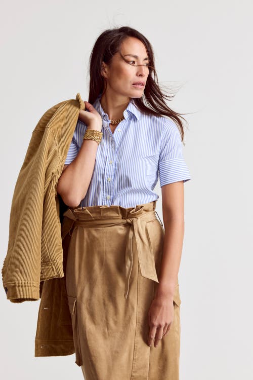 The Shirt By Rochelle Behrens The Short Sleeve Shirt In Multi