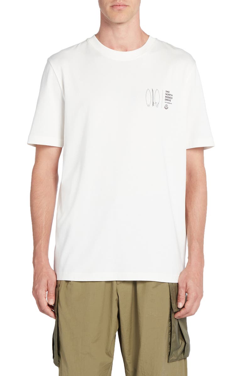 Moncler Rodeo Drive Graphic T-Shirt, Main, color,