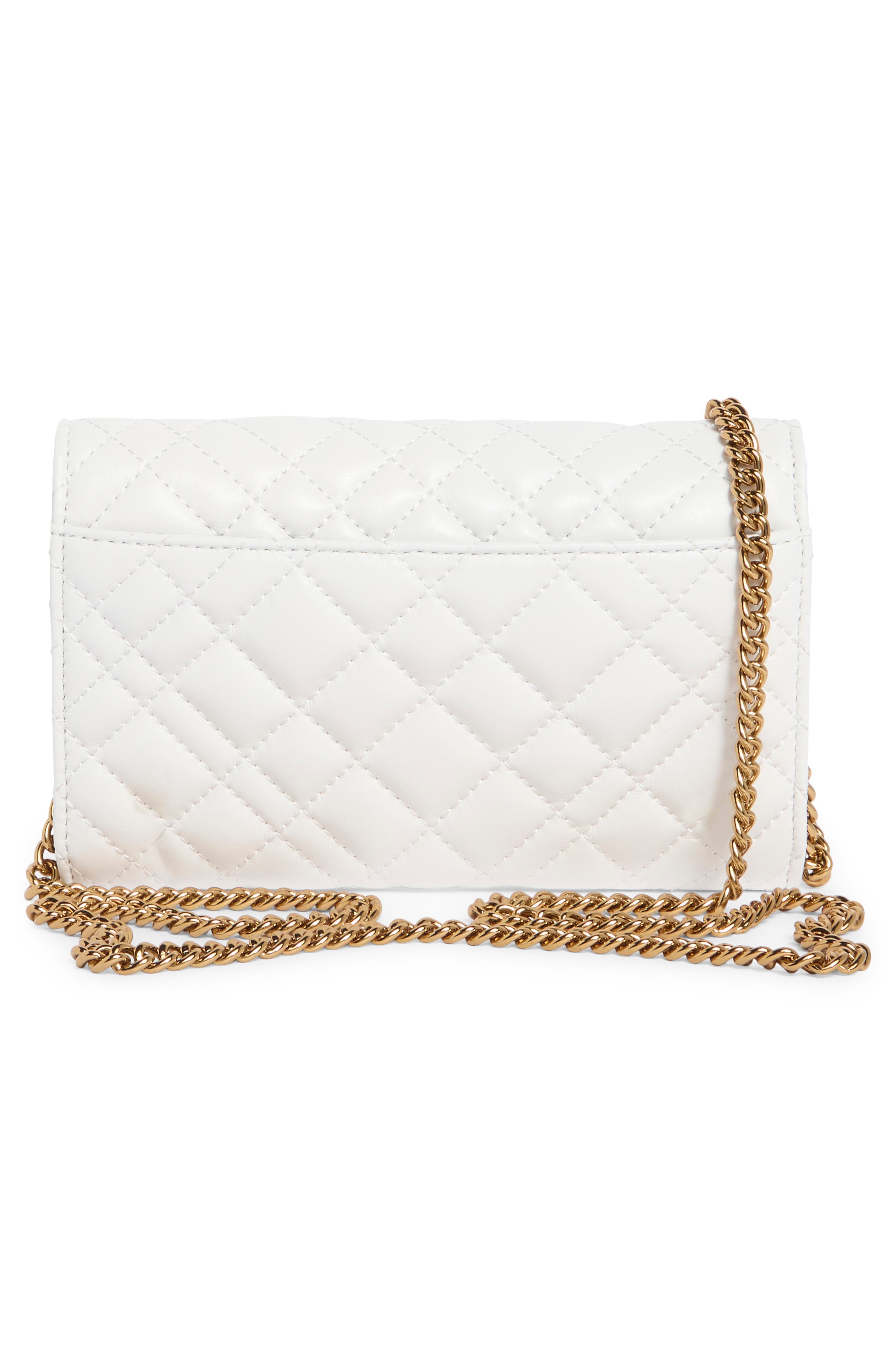 Brixton Wallet on a Chain, Alternate, color, WHITE