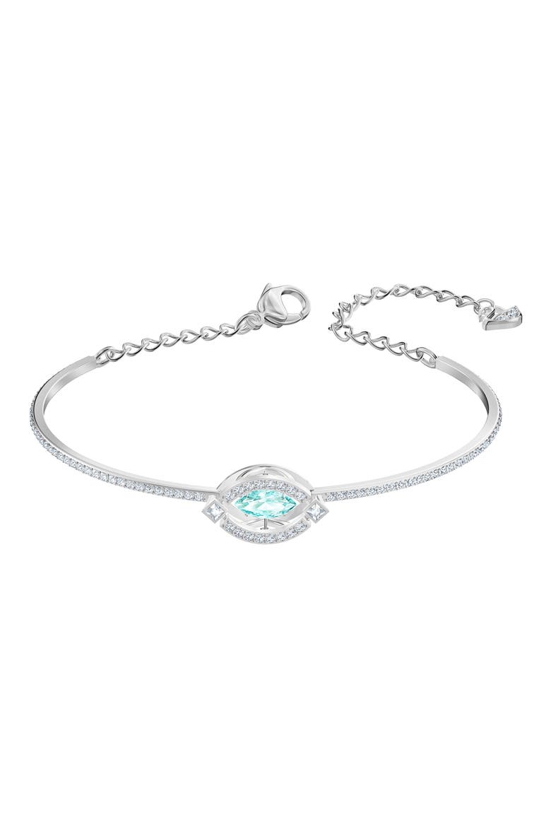 Sparkling Dance Bangle, Alternate, color, SILVER