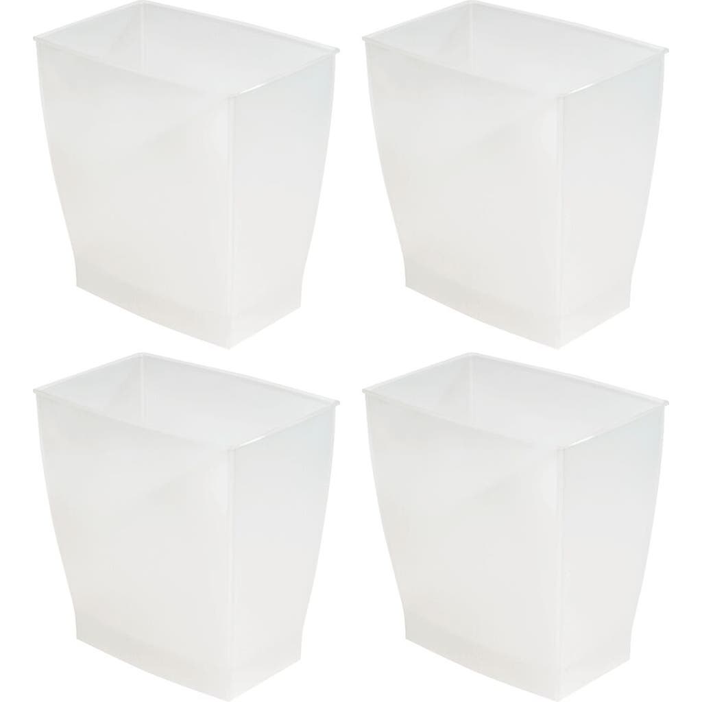 Mono Small Rectangular Bathroom Trash Cans